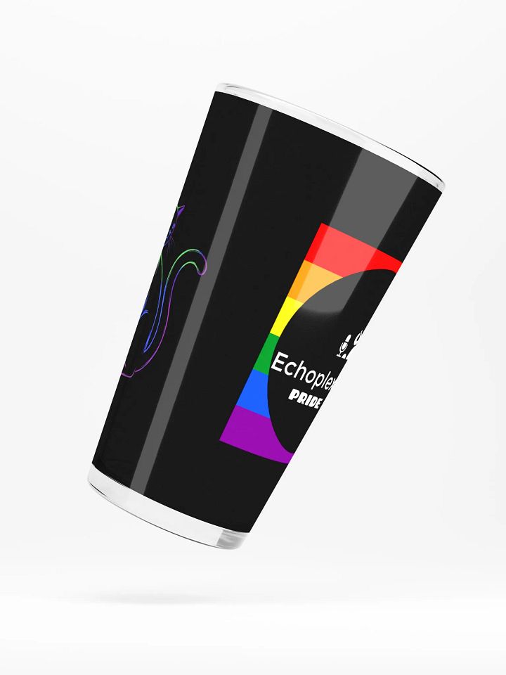 Pride 2025 Pint Glass - Black product image (2)