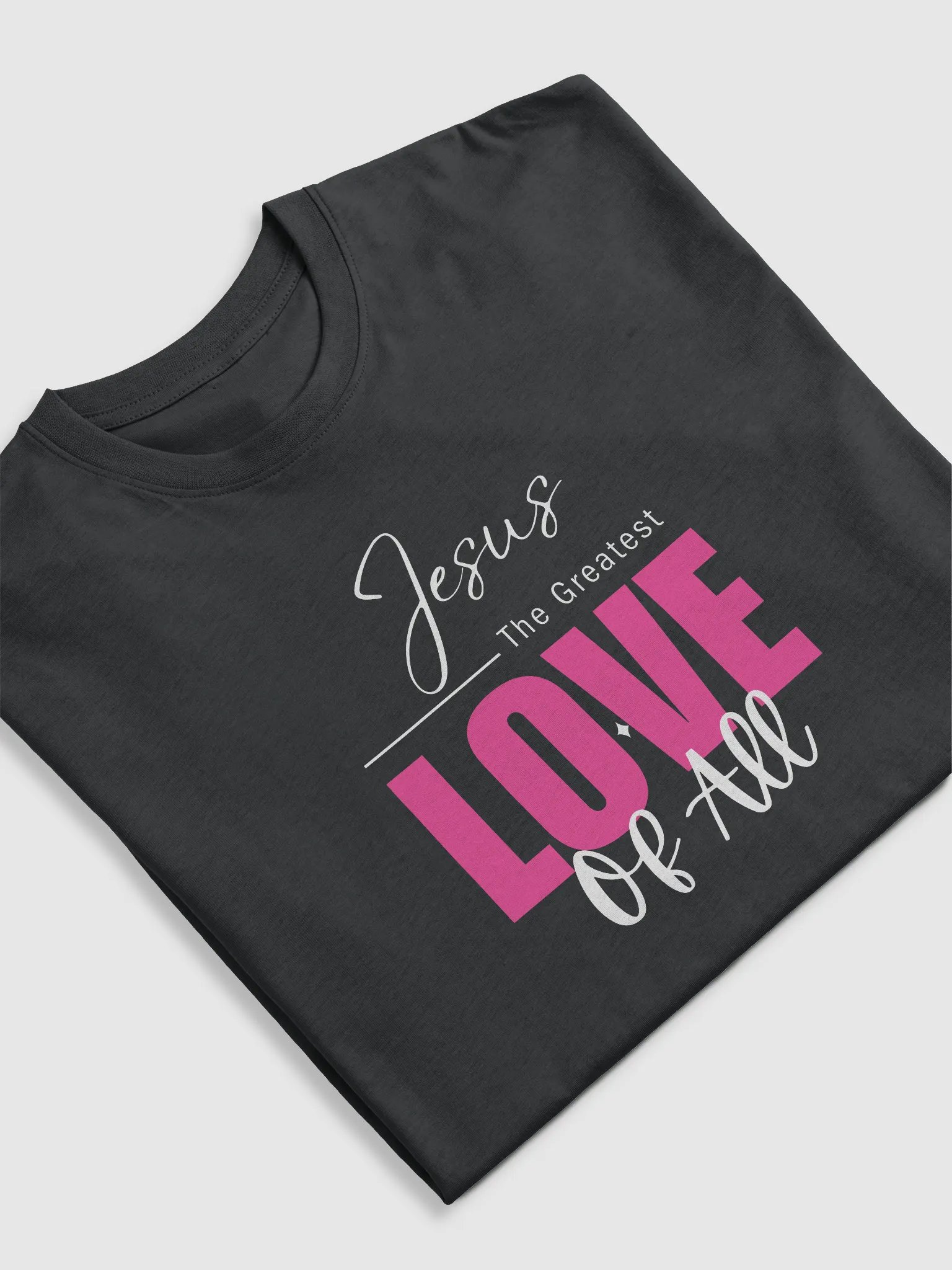 Jesus - The Greatest Love of All T-Shirt | Bella+Canvas Soft Tee | Unisex Faith Shirt product image (5)