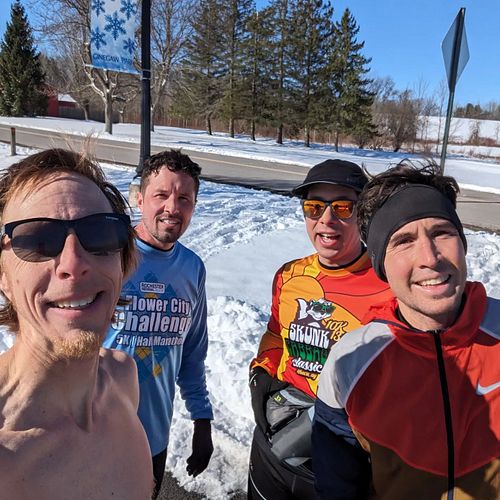 Beautiful day for a hilly long run in Walworth! (for those of us training for spring marathons and halves, and who didn't rac...