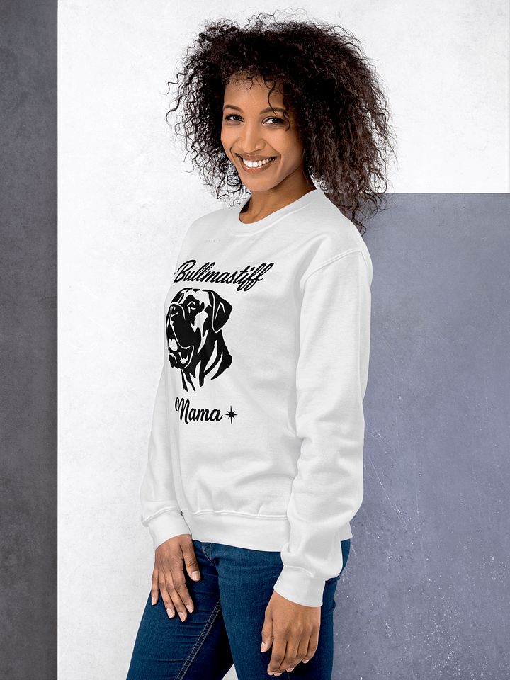 Bullmastiff Mama 💖Atomic Vintage Paw Print Sweathshirt product image (1)