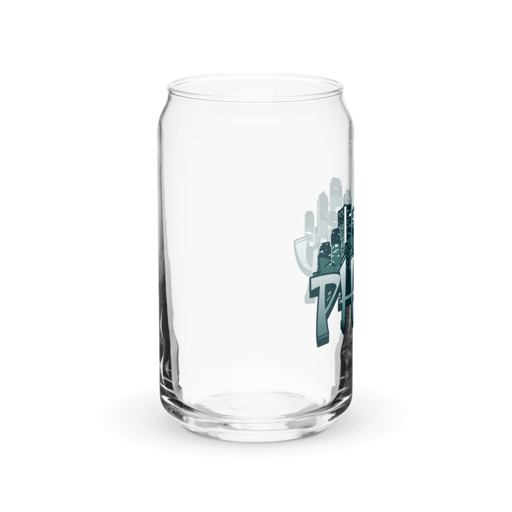 GREEN PHILLY CITYSCAPE Can-Shaped Glass - GREEN product image (10)