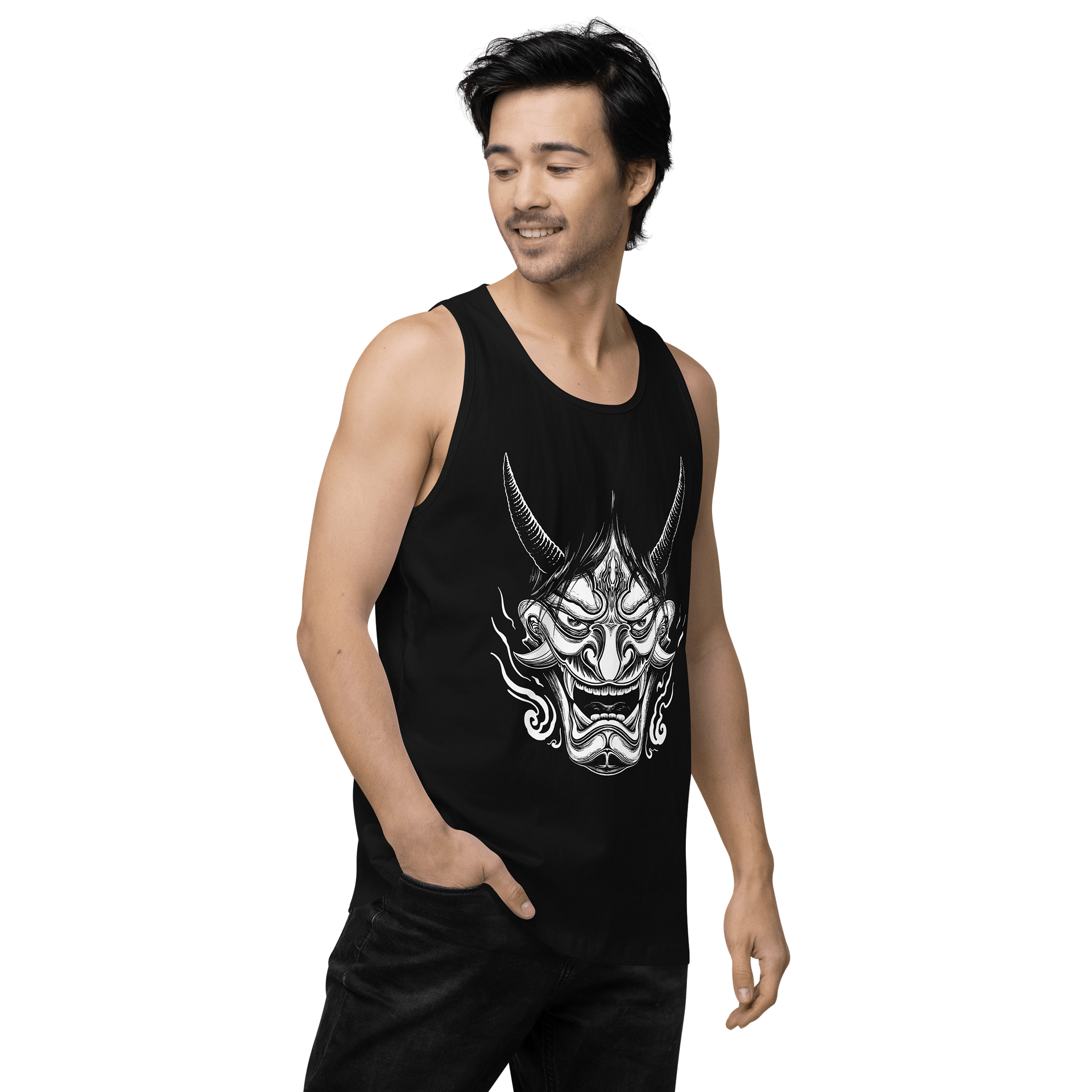 Demon (white) singlet - male product image (10)