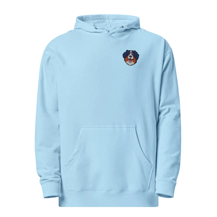 Cheerful Bernese Mountain Dog Midweight Hoodie product image (1)