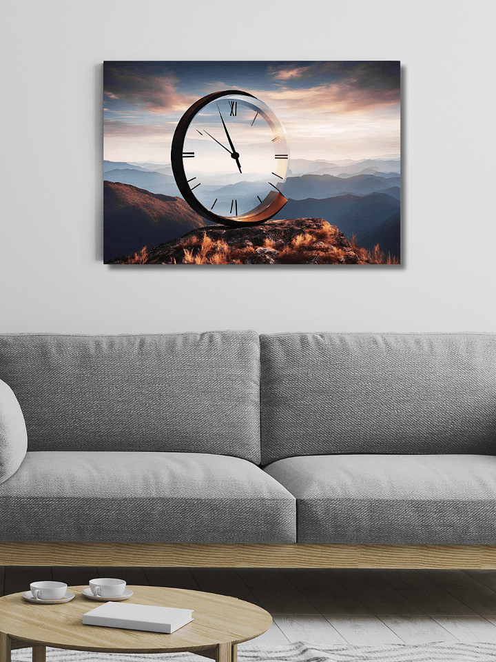 Time Confusion-3 | Artistic Wall Painting product image (2)