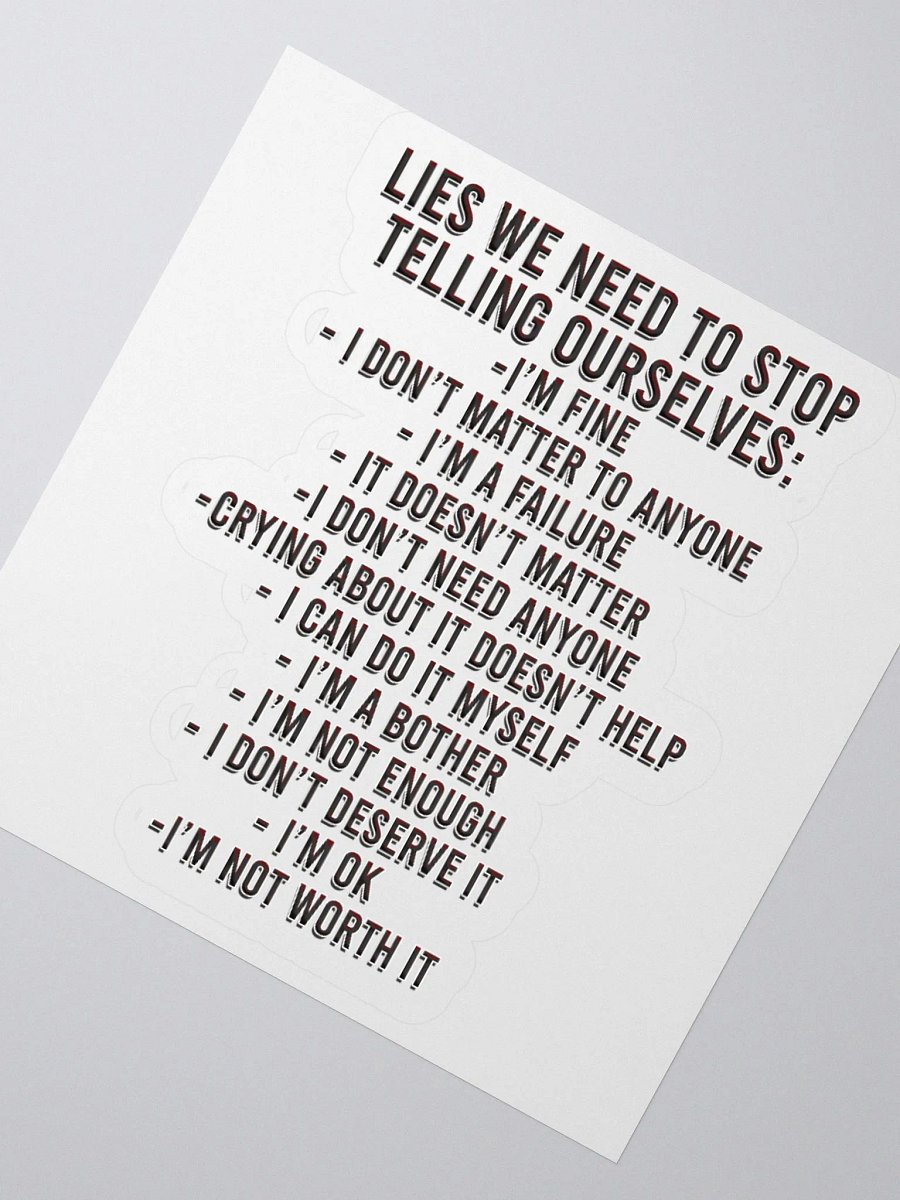 Positivity Lies - Sticker product image (4)