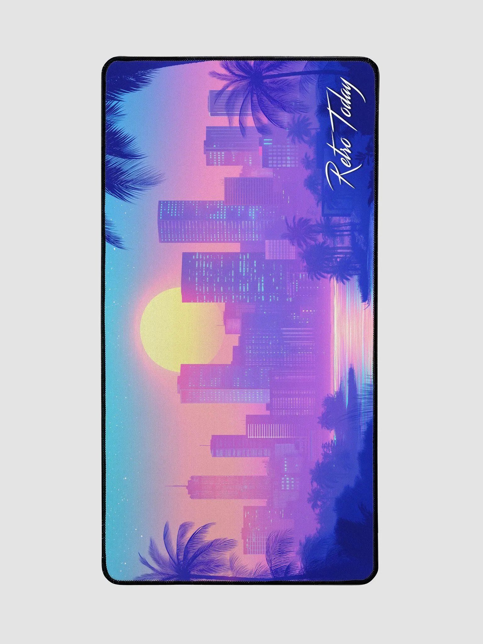 Retro Today Scenic Cityscape Desk Mat product image (3)