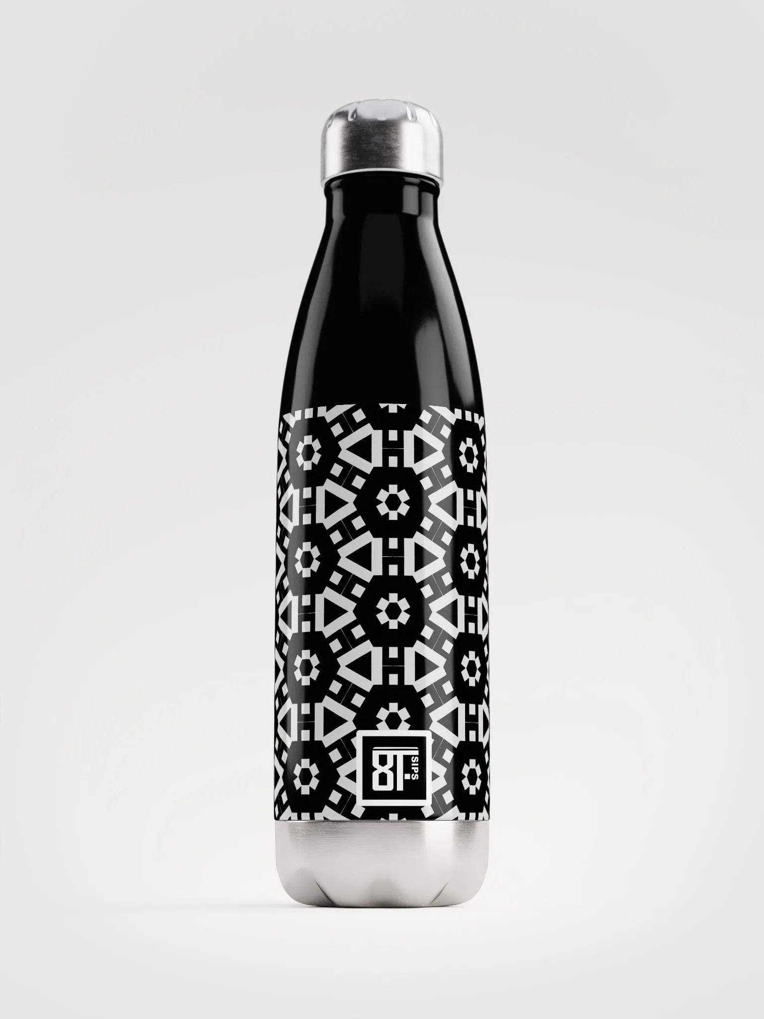 8T Sips Mosaic Stainless Steel Water Bottle product image (2)