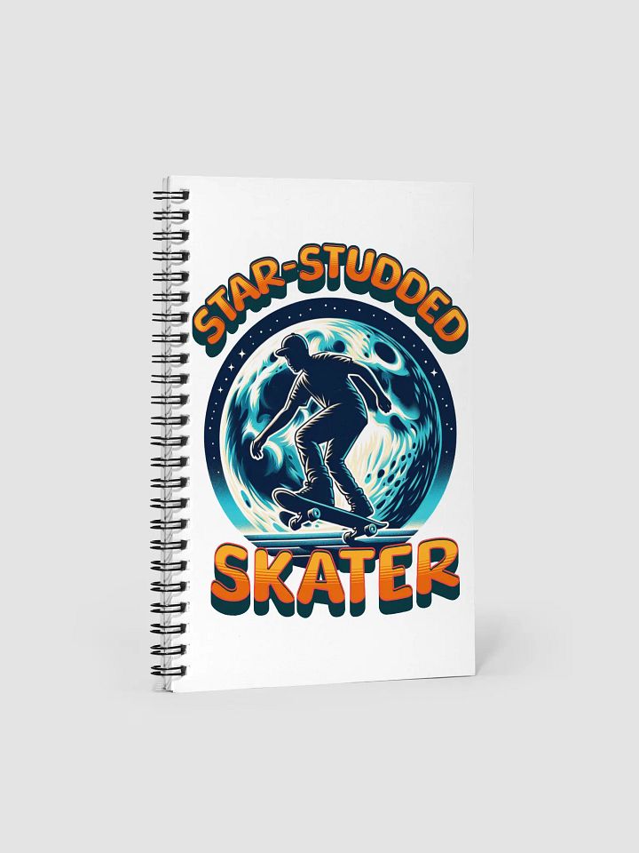 Star-Studded Skater Spiral Notebook product image (1)