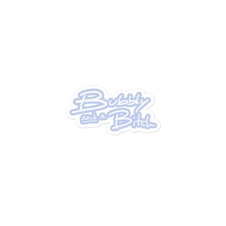 Bubbly and a B*tch (lined design, #BDCAEF) magnet product image (1)