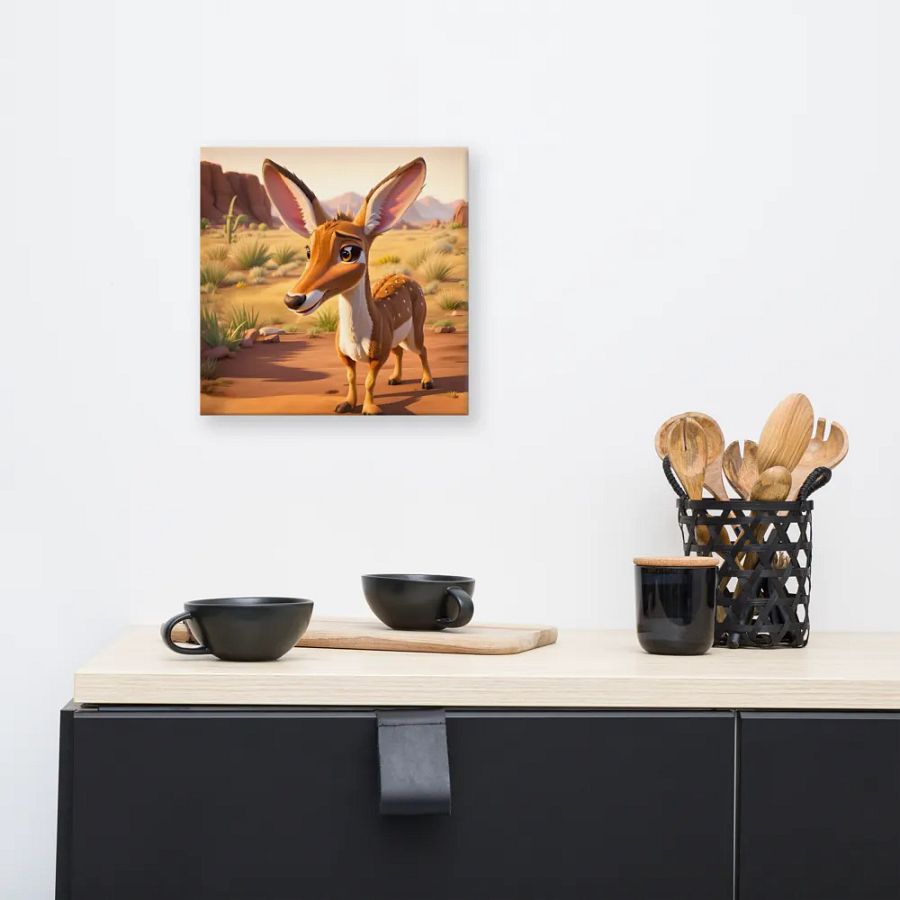 Endangered Species - Mexico - Mexican Pronghorn Canvas Art product image (8)