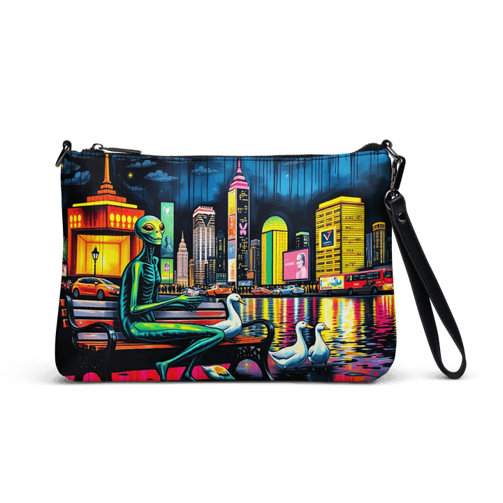 Neon Nights All-Over Print Crossbody Bag product image (1)