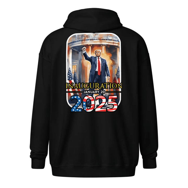 Zip Hoodie: Trump, Inauguration 2025 product image (2)