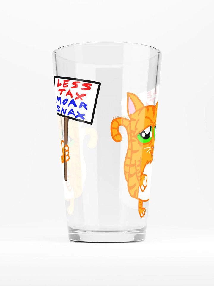 Less Tax Moar Snax Pint Glass product image (2)