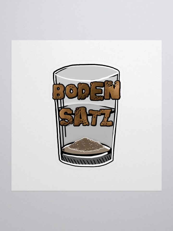 BODENSATZ | Glas, Sticker product image (1)