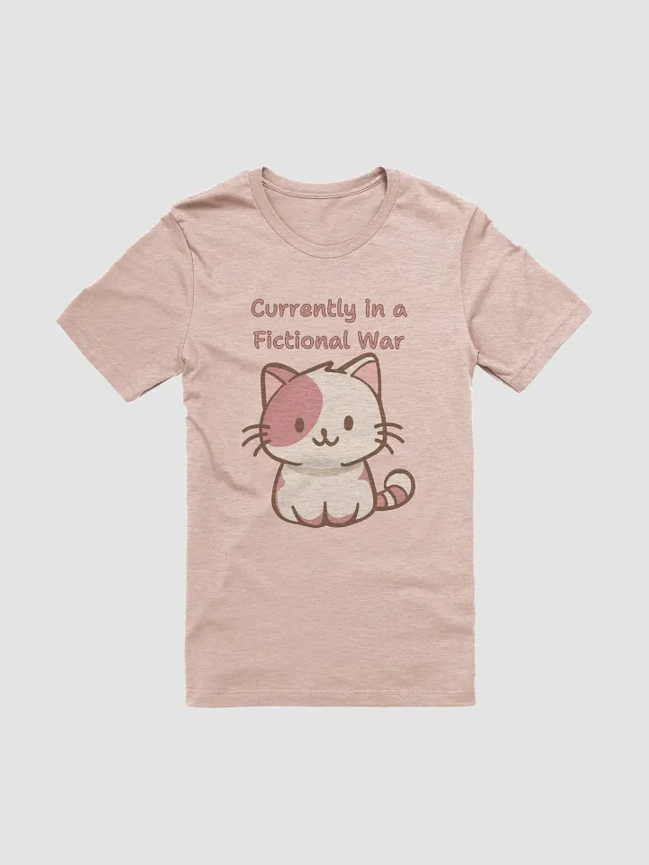 Currently in a fictional war, shirt product image (1)