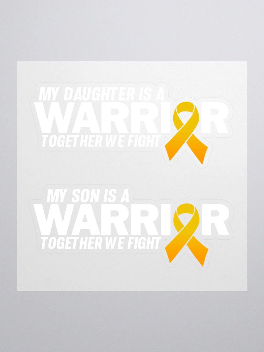Childhood cancer Warrior Decals product image (3)