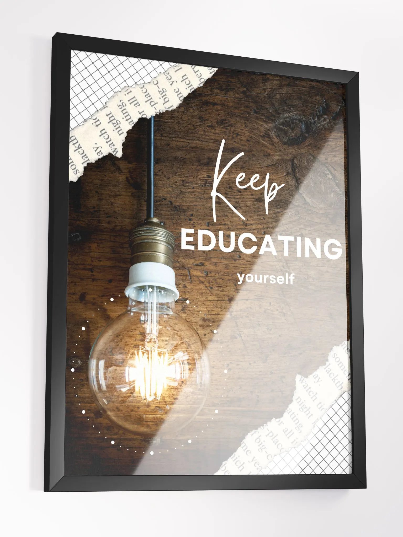 Keep Educating Framed Poster product image (3)