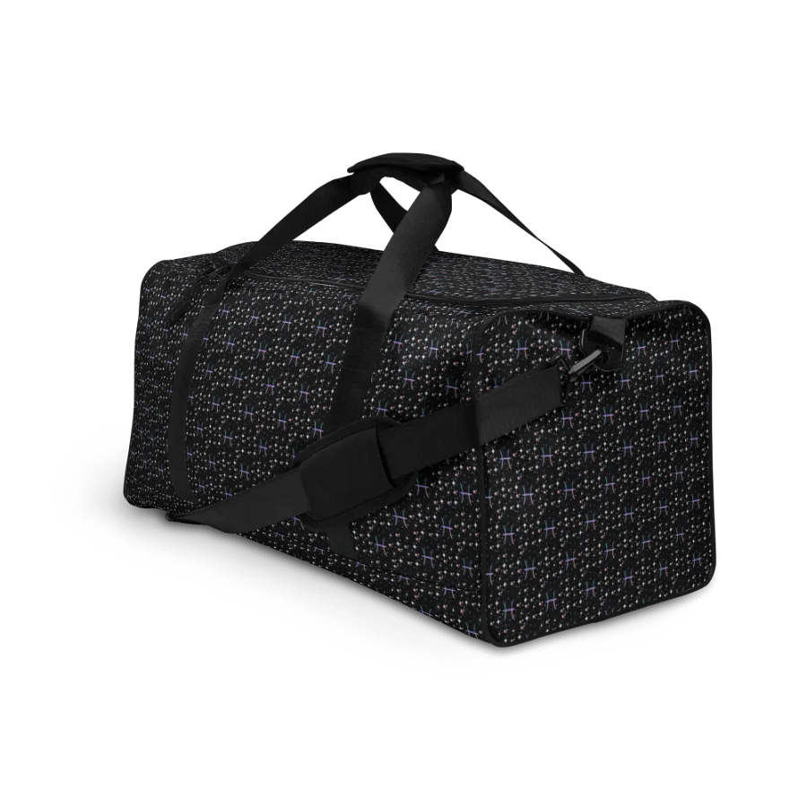 Pisces, Pastel Pisces Glyph, Duffel Bag product image (3)
