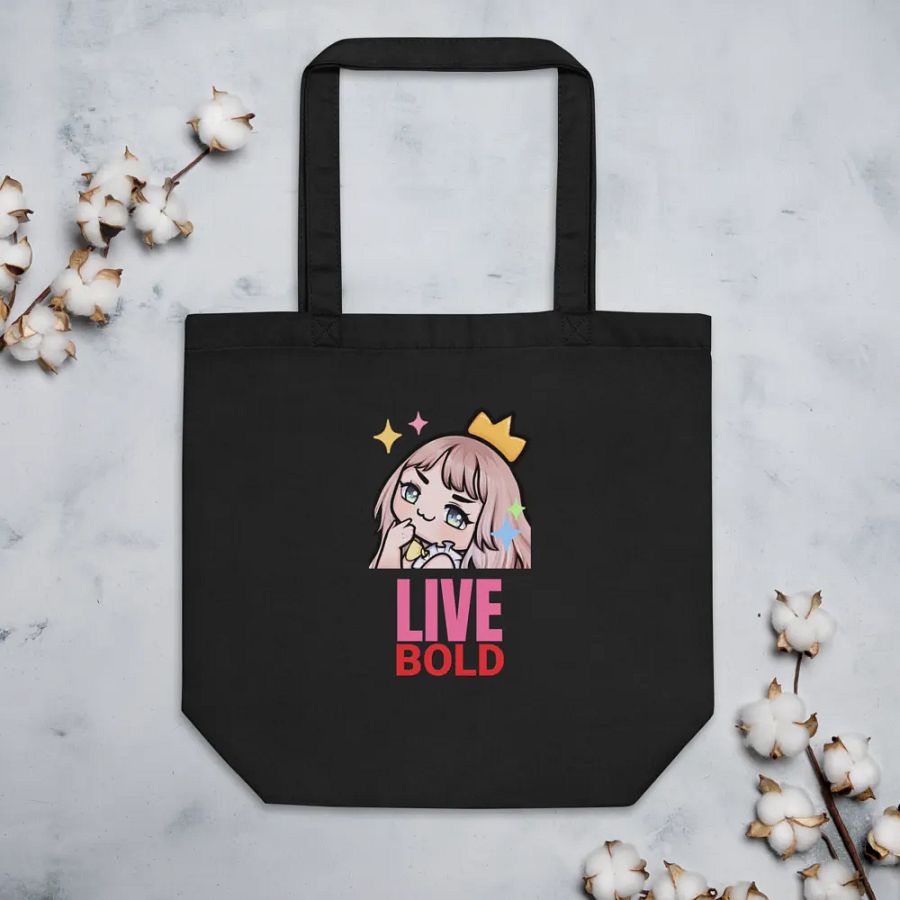 Lara Silverfox VTuber - Eco Bag Merch product image (3)