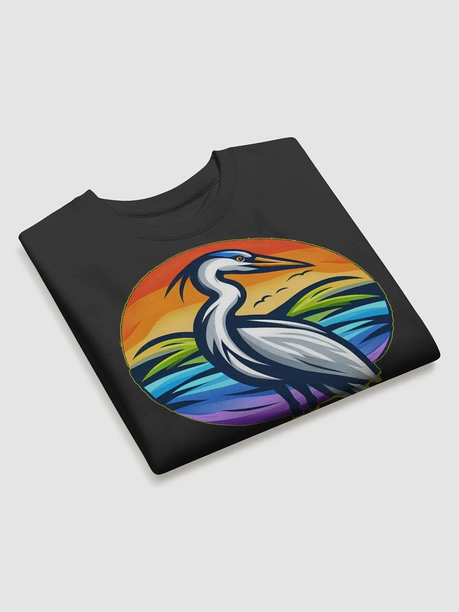 Vibrant Heron Circle Sweatshirt product image (3)