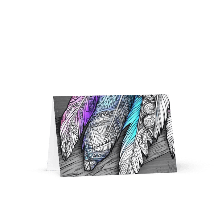 G Feathers, Greeting Card product image (1)