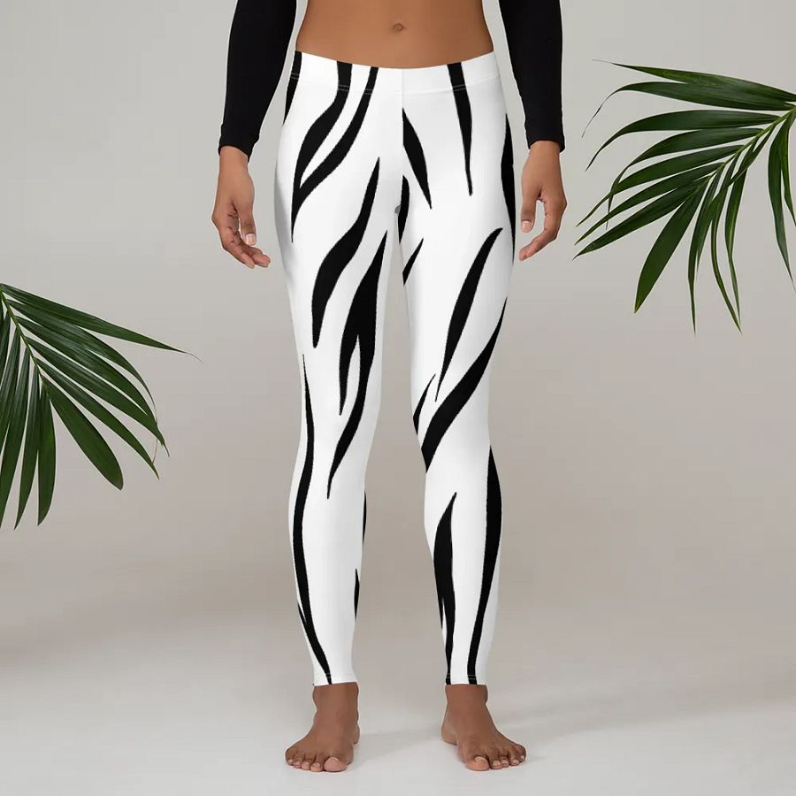 Tiger Print Leggings – Fierce, Fashionable & Ultra-Comfortable product image (3)