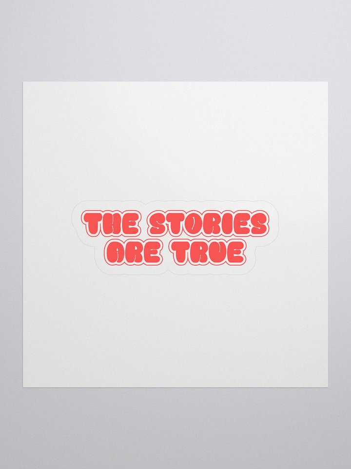 The Stories Are True Stickers Red product image (1)