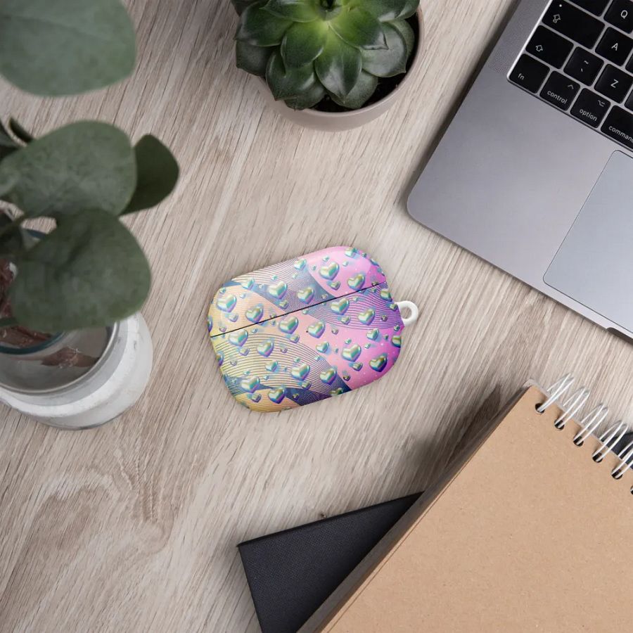 Dreamy Heart Reflections AirPods® Case for the feminine ladies and girls product image (48)