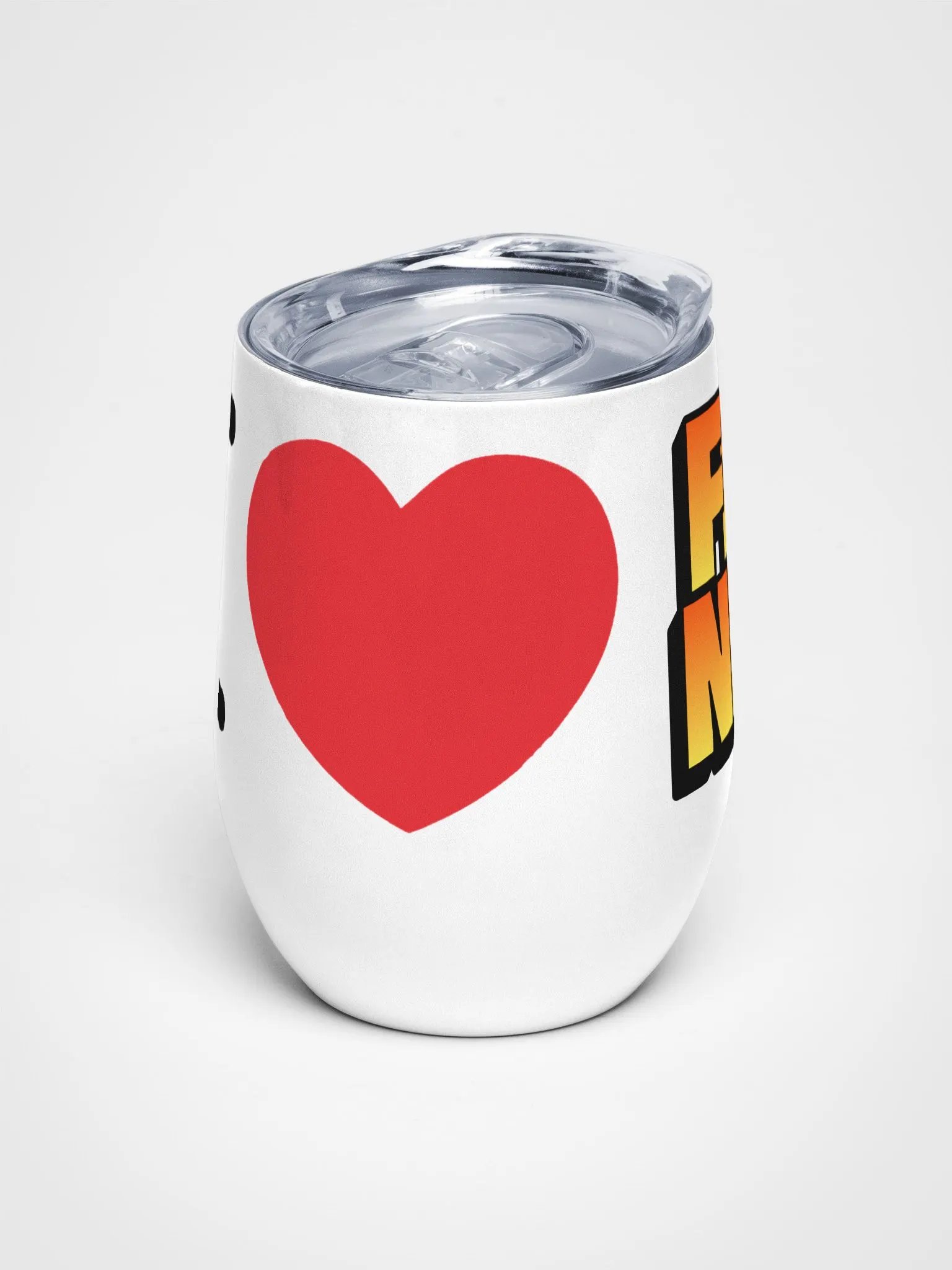 I Love Flange Wine Tumbler product image (5)