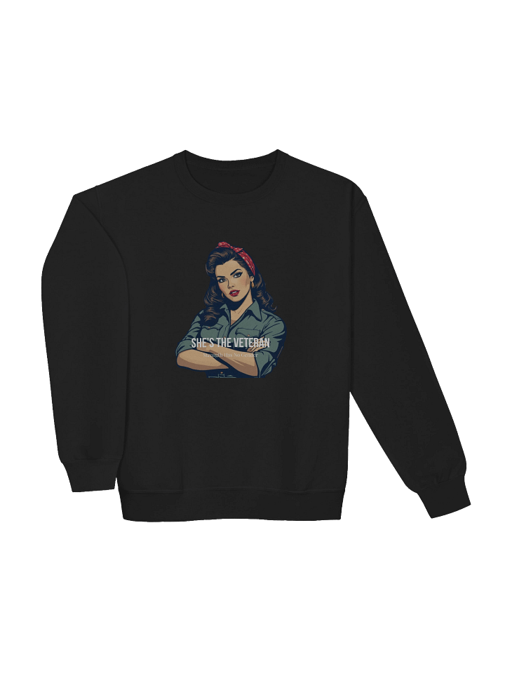 She’s The Veteran Crew Neck Sweatshirt product image (2)