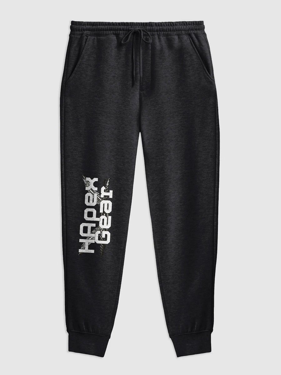 Midweight Fleece Joggers - White HApex Gear White Logo product image (1)