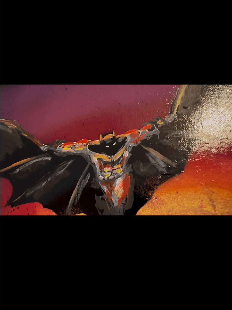 Canvas Prints of Bat Guy vs Bad Guys product image (6)