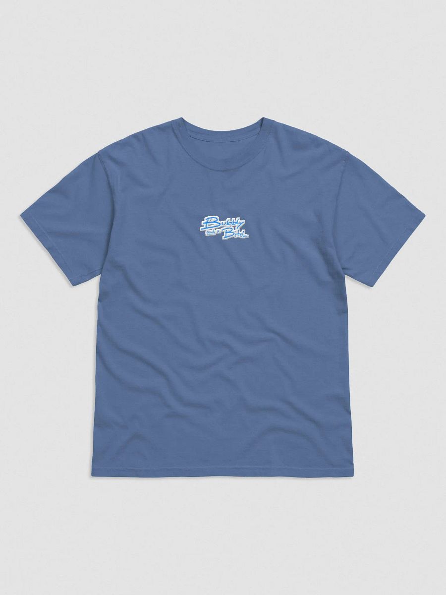 Bubbly and a B*tch embroidered garment-dyed tee (light blue bubble design) product image (1)