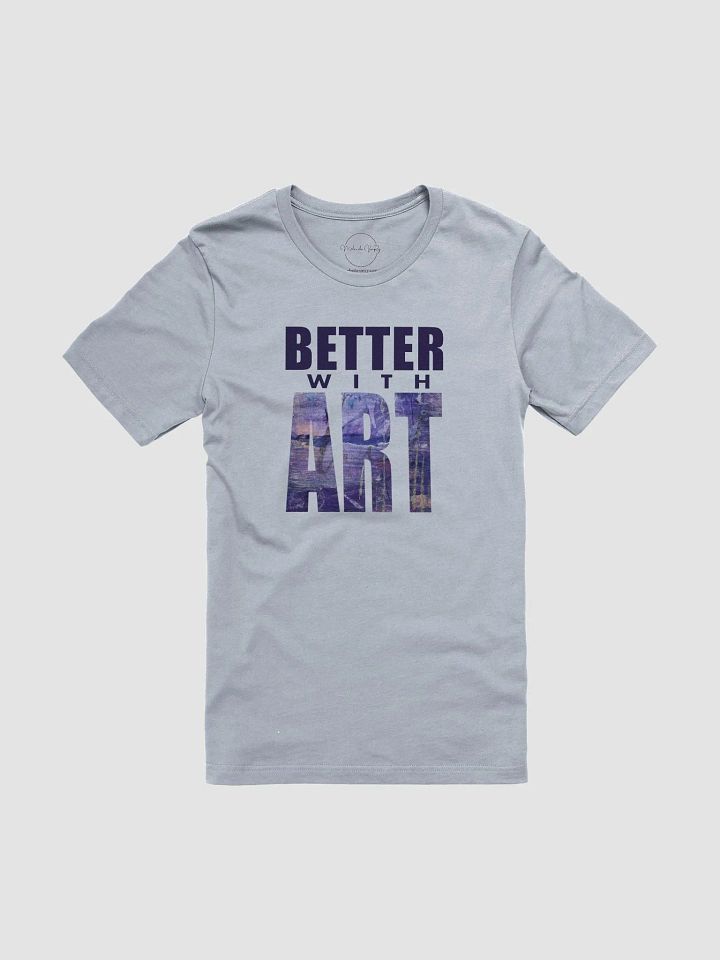 BETTER WITH ART indigo horizon tee product image (2)