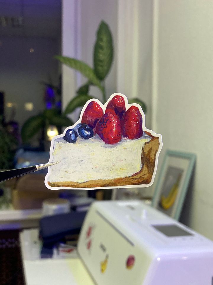 Cheesecake sticker product image (1)