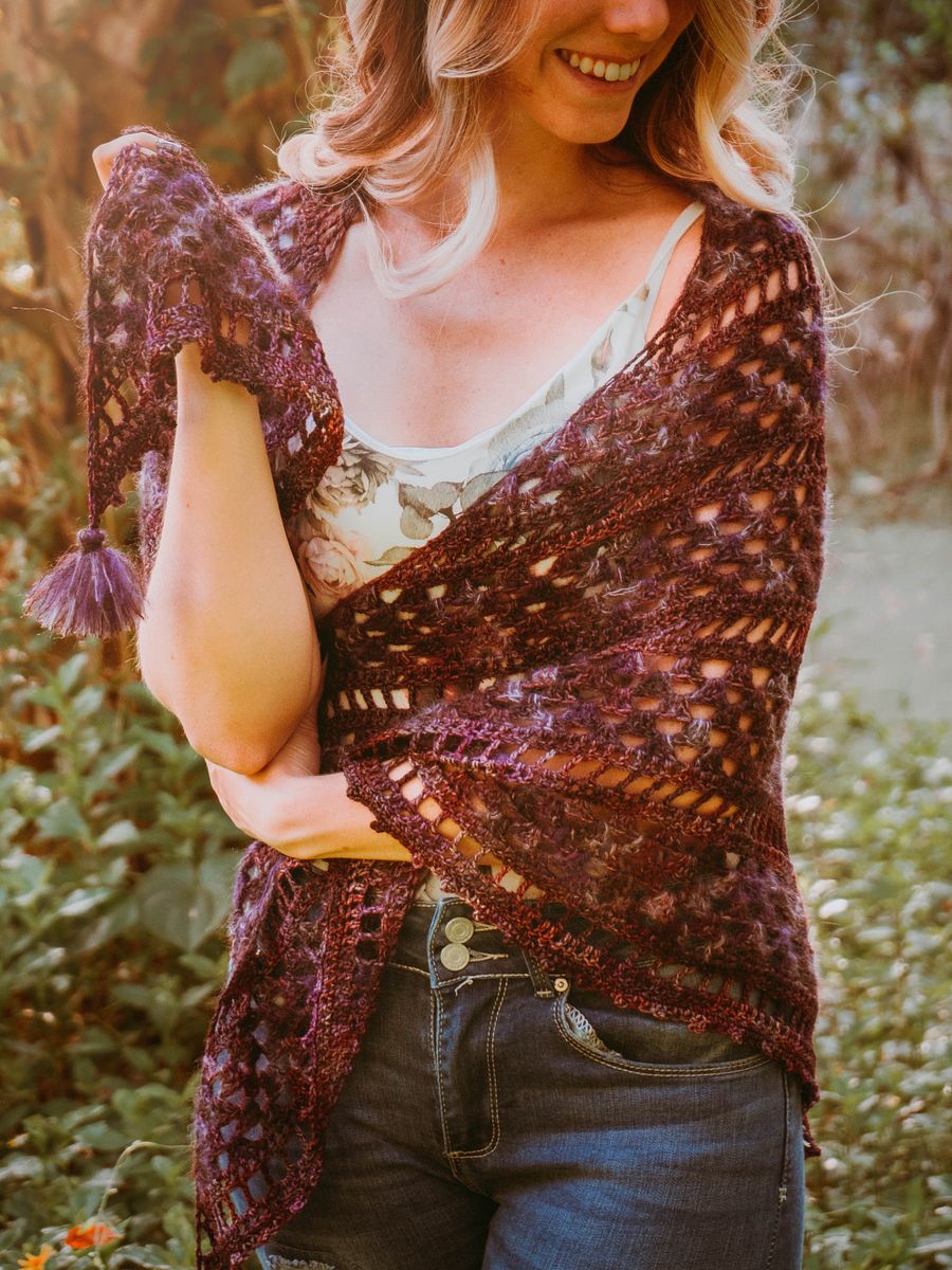 Picot Crochet Shawl Tutorial Video product image (8)