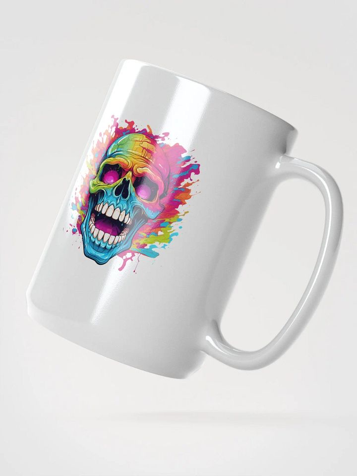 Psychedelic Skull Splatter Mug product image (2)