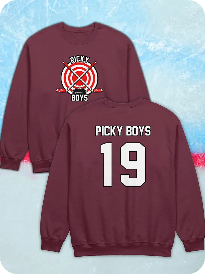 Picky Boys Hockey Club Crewneck (4 Colors) product image (1)
