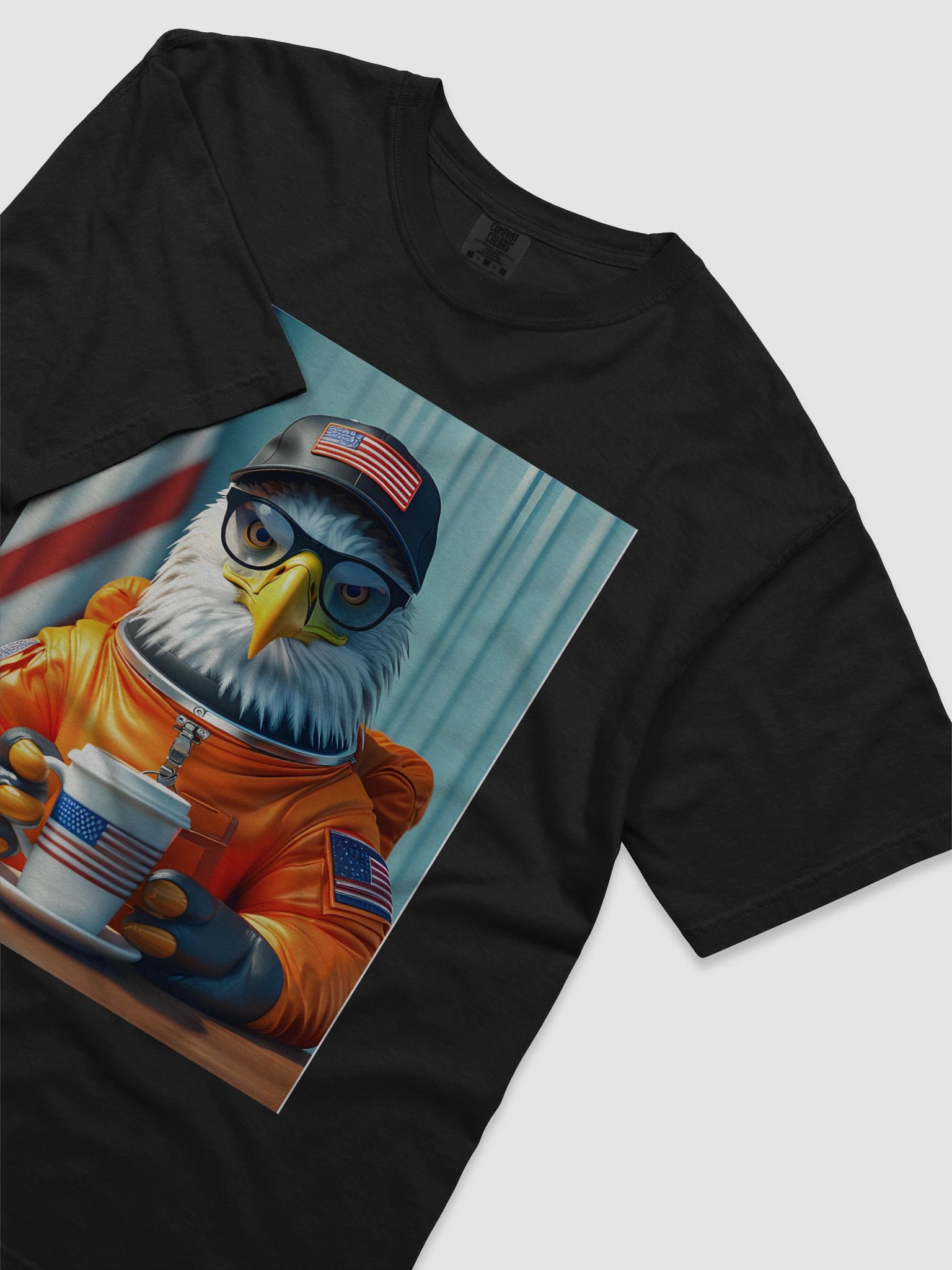 Bald Eagle Mars Astronaut Tee — Karma Omni Hub product image (5)