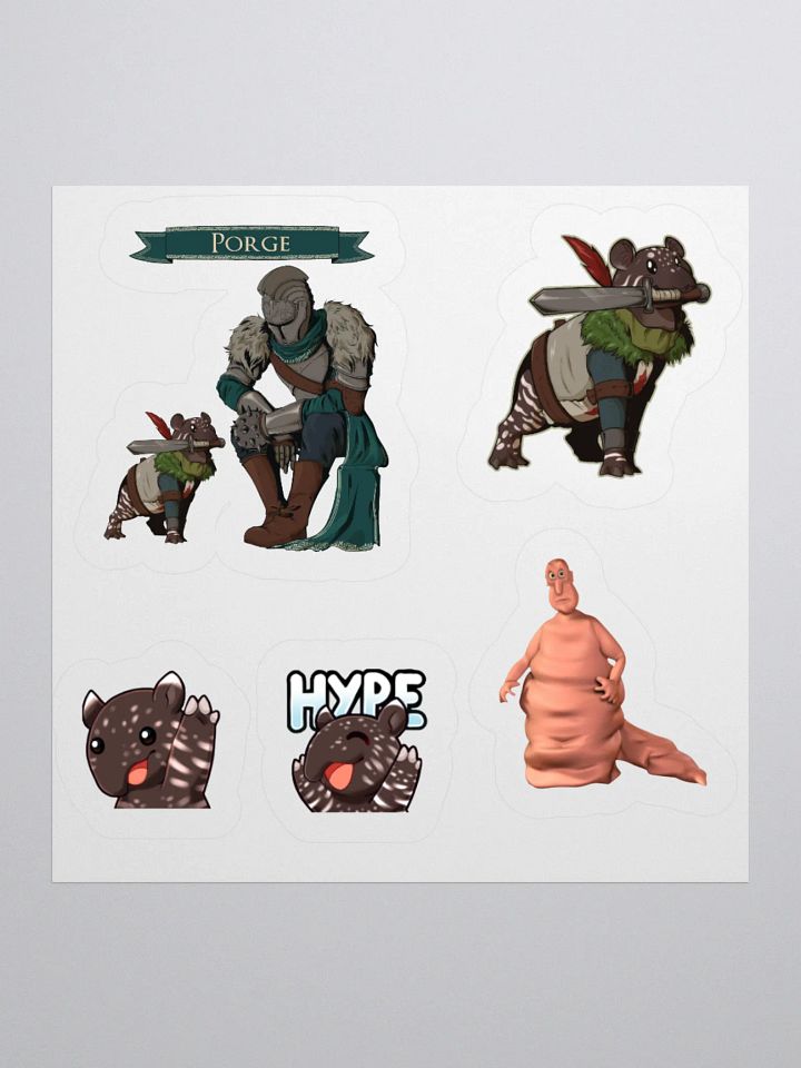 PORGE STICKERS V1 product image (2)