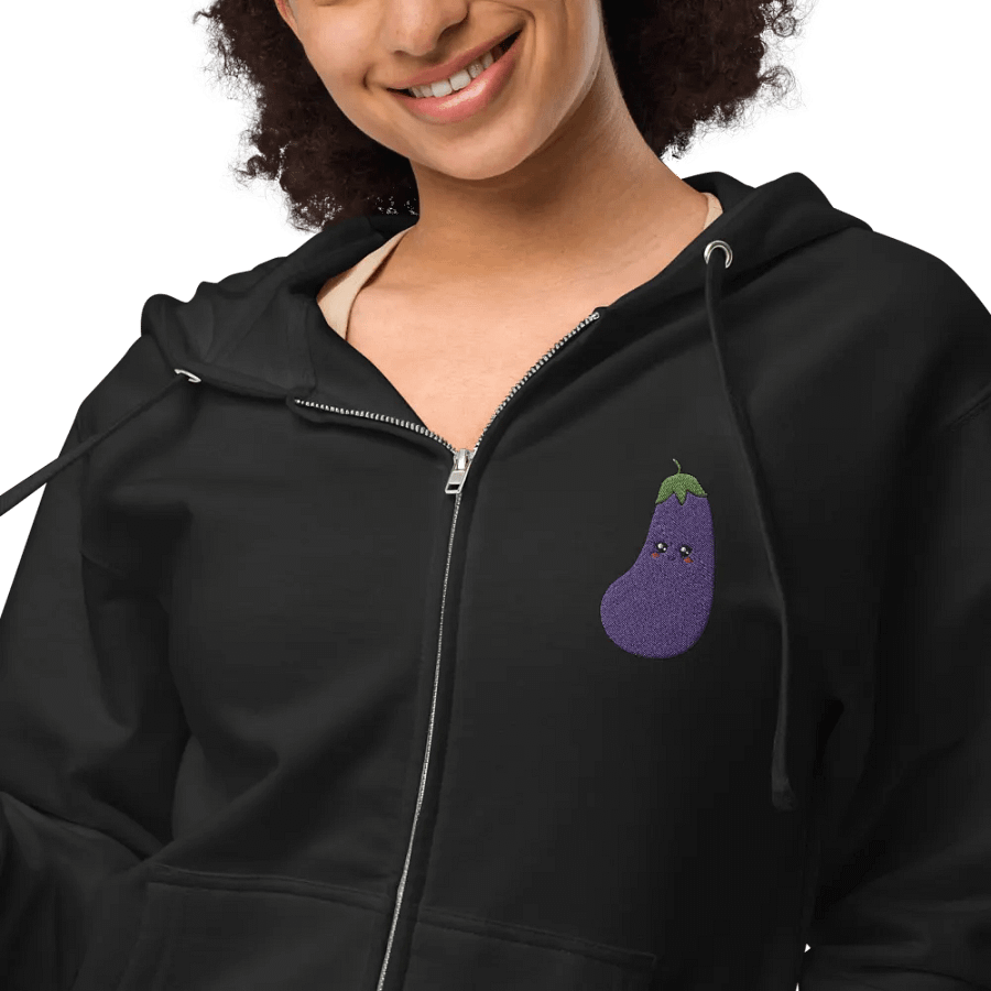 Eggplant Zip Up Hoodie product image (2)