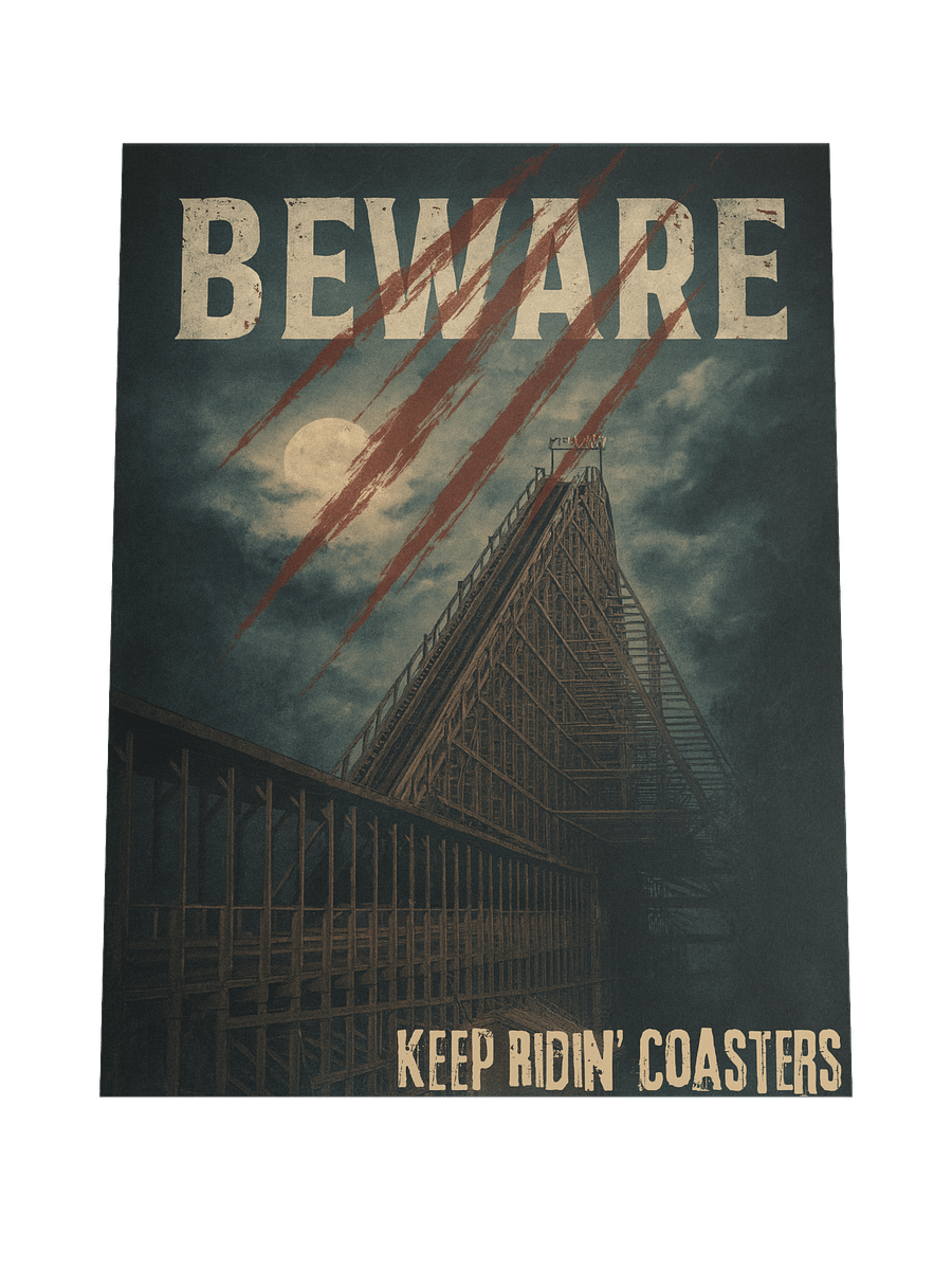 Beware of the Beast - Keep Ridin' Coasters 18x24 Inch Poster product image (4)
