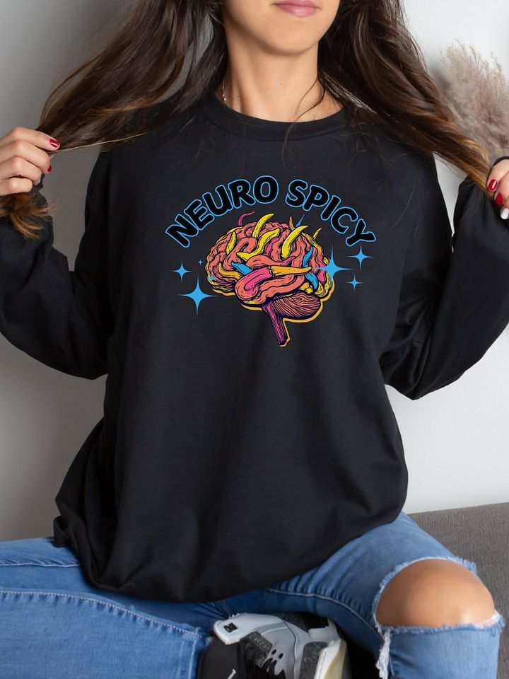 Neuro Spicy Neurodiverse ADHD Autism Long Sleeve T-shirt product image (1)