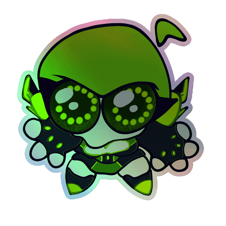 Lil goober holo sticker series #1 product image (3)
