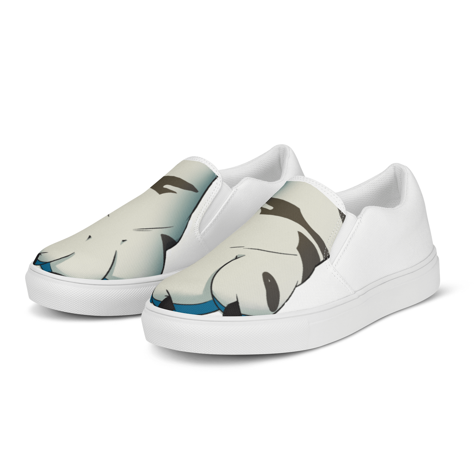 Tiger2Paws Men's Slip-On Canvas Shoes - White product image (3)