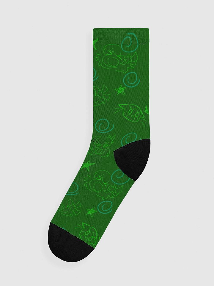 Kathy-chan & Milo Scribble Socks product image (1)