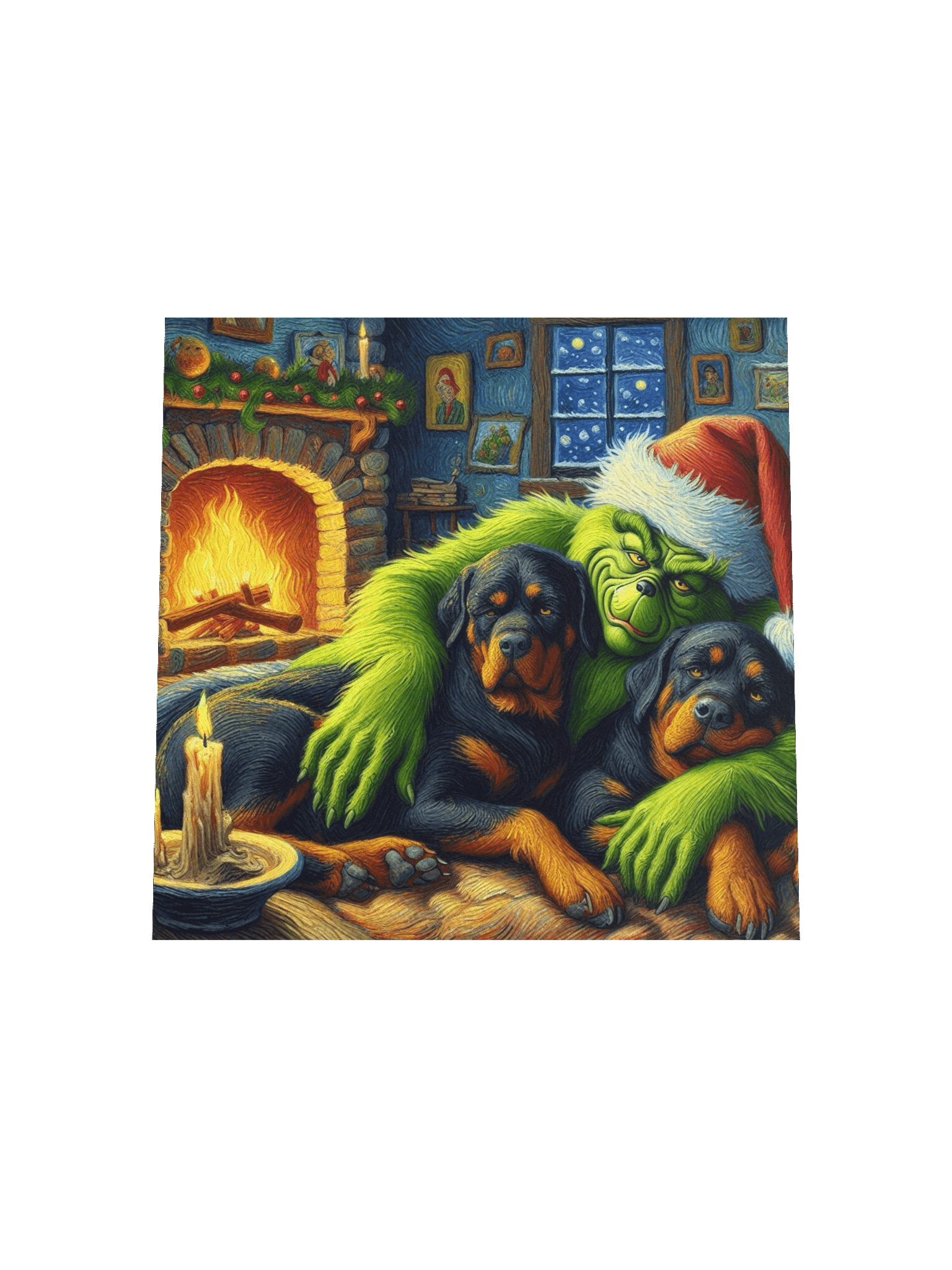 Grinch who stole Rottweilers Matte Poster product image (17)