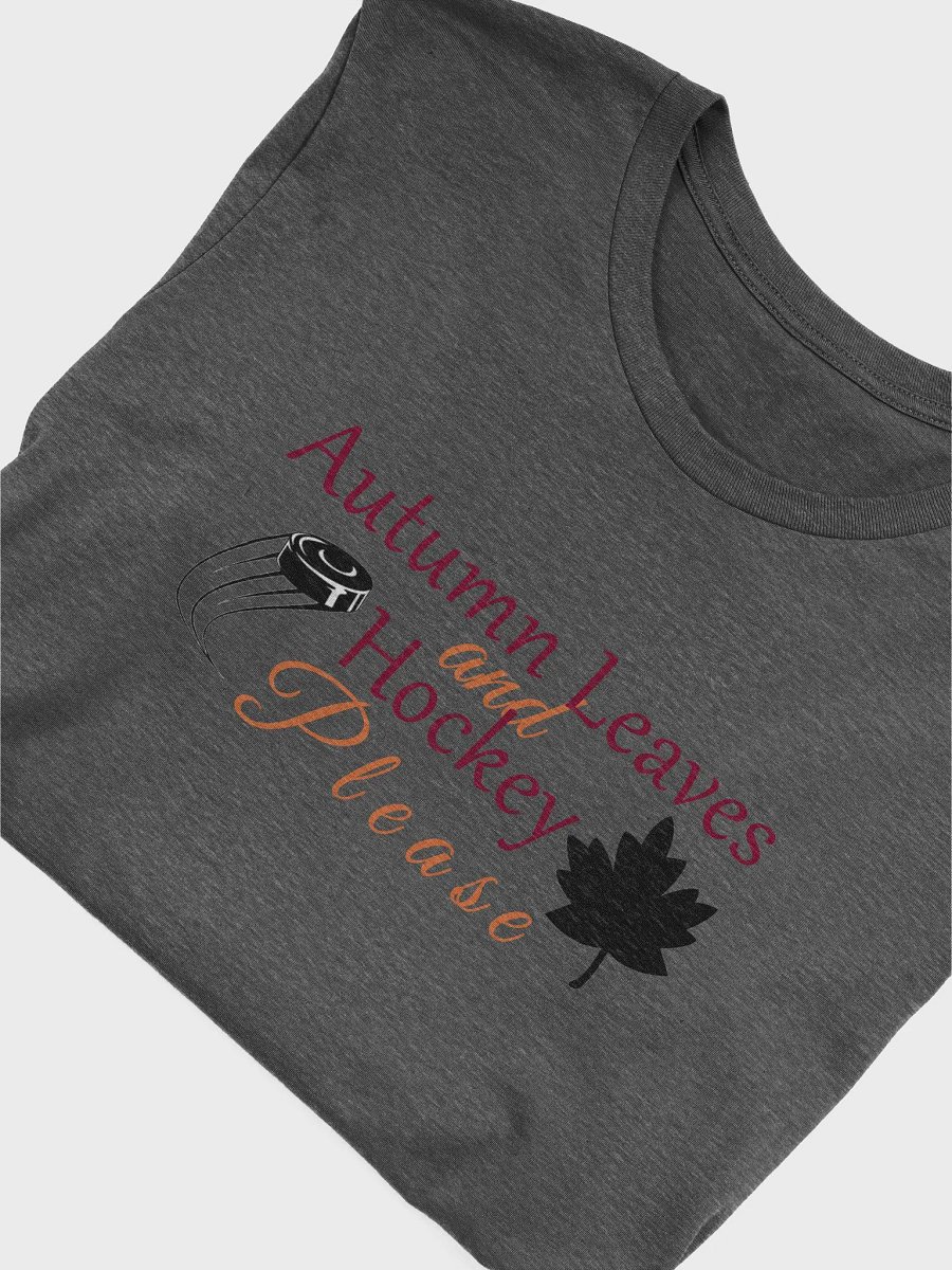 Autumn leaves & hockey name logo product image (5)