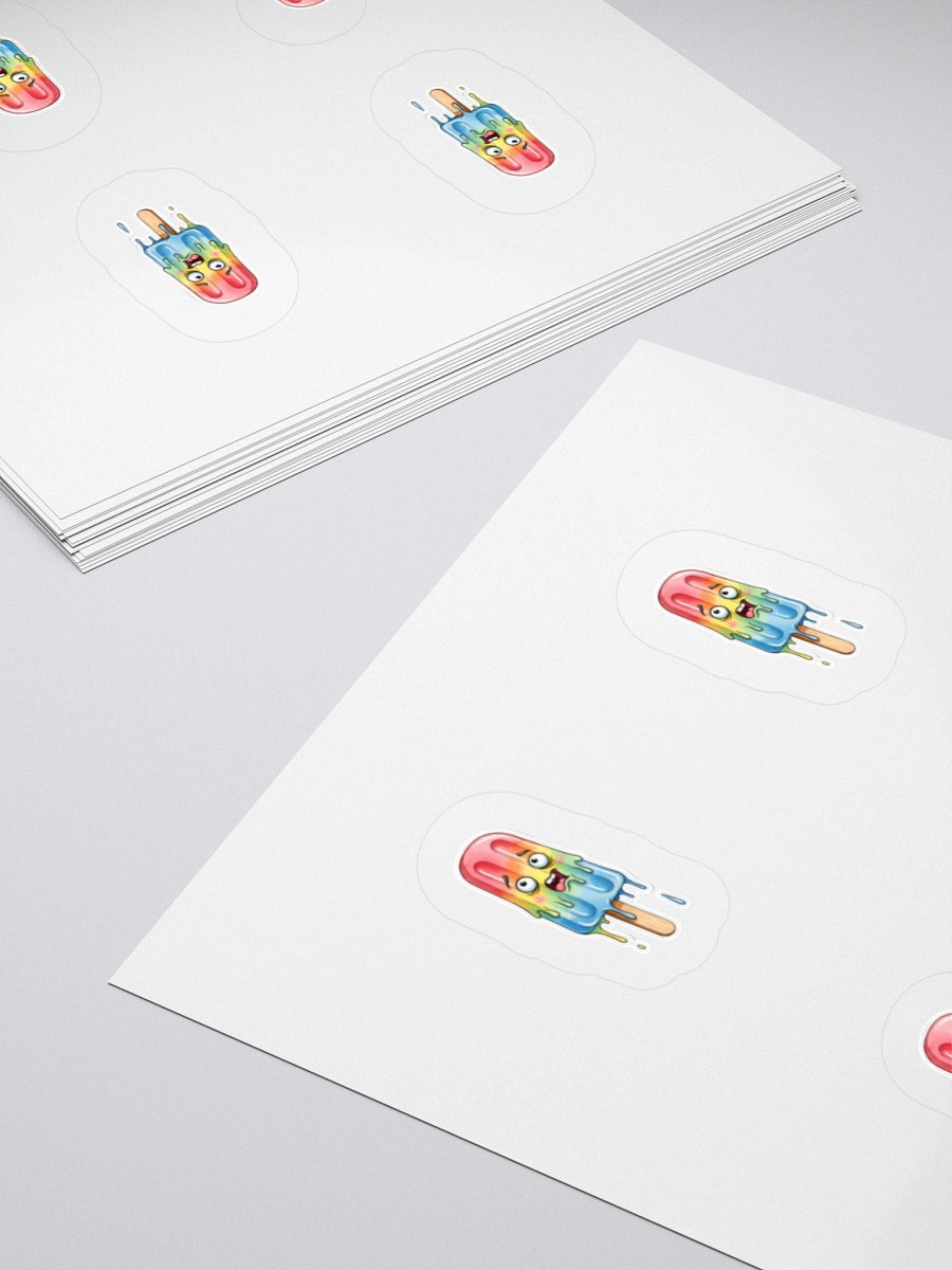 Whimsical Popsicle Faces Sticker Set product image (11)