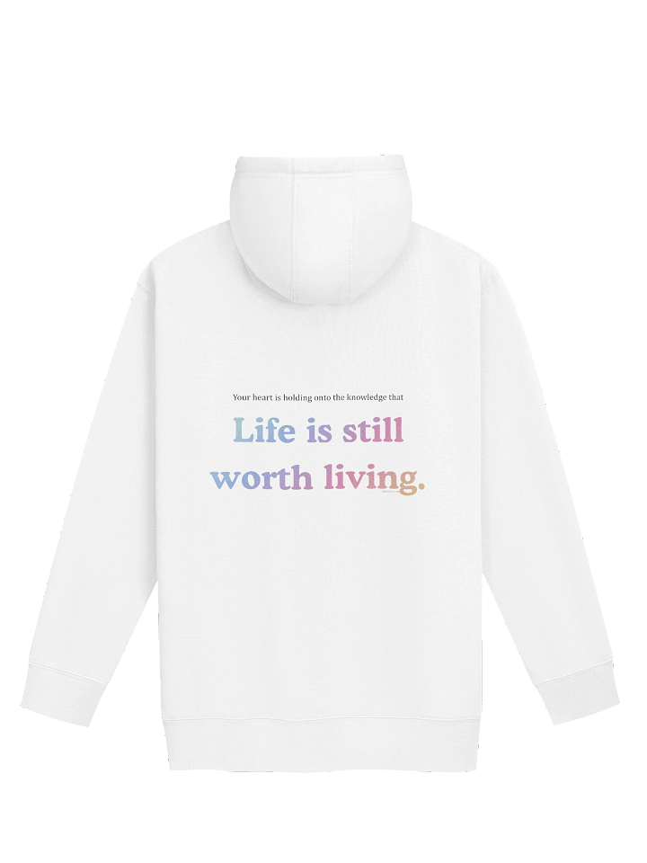 Life is Still Worth Living Hoodie - Rainbow Light product image (2)
